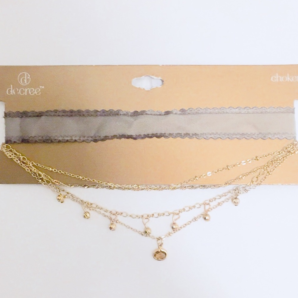 🔥Decree 5pc. Choker Necklace Set - Picture 2 of 3